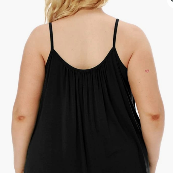 Plus Size Black 7th Element Cami Tank - Picture 8 of 8